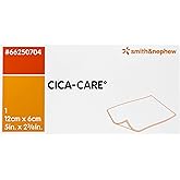 PHARMAIDEA Srl CICA-Care Self-Adhesive Silicone Gel Sheet for Scar Management, Wound Care Product, 12 cm by 6 cm White/Orange