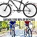 Mountian Bike Fender, MTB Mudguard, Front and Rear Compatible, Cycling Fender Fits 26
