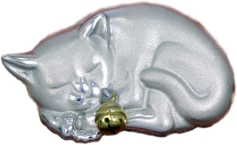 Amazon 帯留 銀製 眠り猫 ねむりねこ 梅都工房作品 ジュエリー 通販