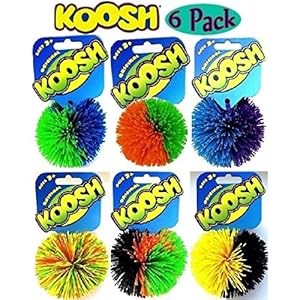 Koosh Balls Multi-Color Gift Set Bundle – 6 Pack