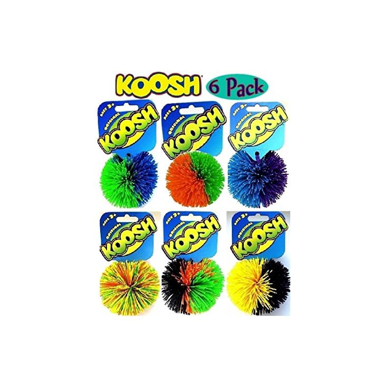 Koosh Balls Multi-Color Gift Set Bundle – 6 Pack