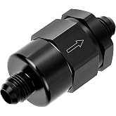 EVIL ENERGY 10AN Male Non Return Fuel Line Check Valve Fitting Aluminum
