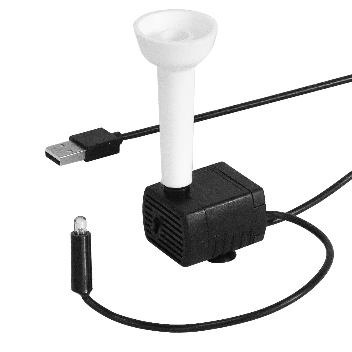 Photo 1 of furrybaby Pet Water Fountain Replacement Pump and Light Set (For Square Water Fountain)