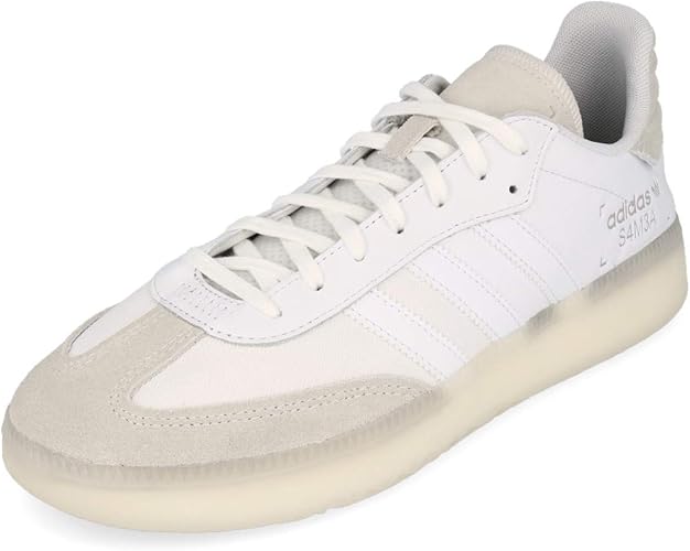 grey adidas samba trainers