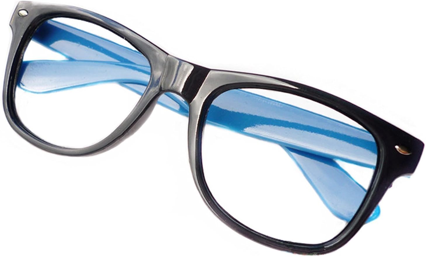 FancyG Classic Retro Fashion Style Glasses Frame Eyewear NO LENS - Matte Black: Clothing