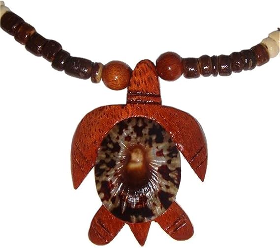 Hawaiian Jewelry Opihi Shell Koa Wood Honu Turtle Coconut