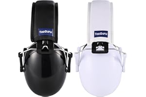 TacGuru 130 Kids Hearing Protection Earmuffs - Passive Noise Reducing Ear Protection for Kids - 2 Pack