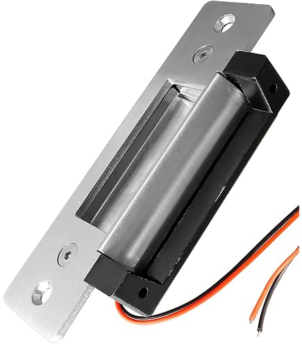 MIMIRACLE Heavy Duty Electric Door Strike Lock – 12VDC Fail-Secure/Fail-Safe Adjustable For Access Control, ANSI Standard