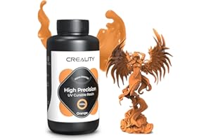 Official Creality 3D Printer Resin Liquid, 1000g High Precision Resion for 8K LCD 3D Printing, 405nm UV-Curing Resin, Faster Printing Speed,Quick Curing and Excellent Fluidity (Grey)