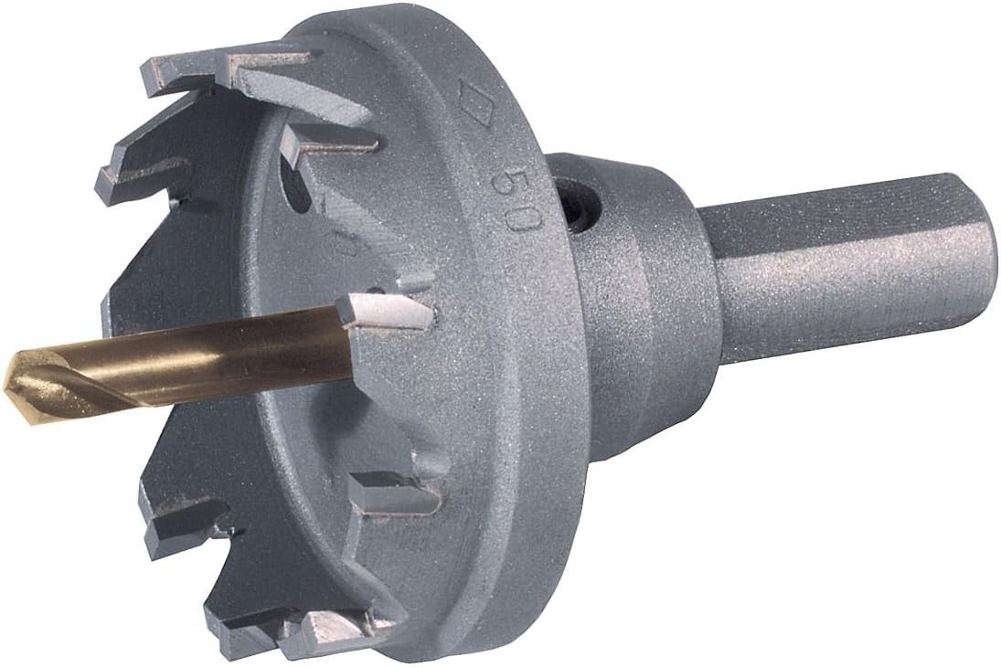 Ruko Tungsten Carbide Hole Saw, Shallow Cut, Bright Finish, 35.0 mm Diameter, R105035
