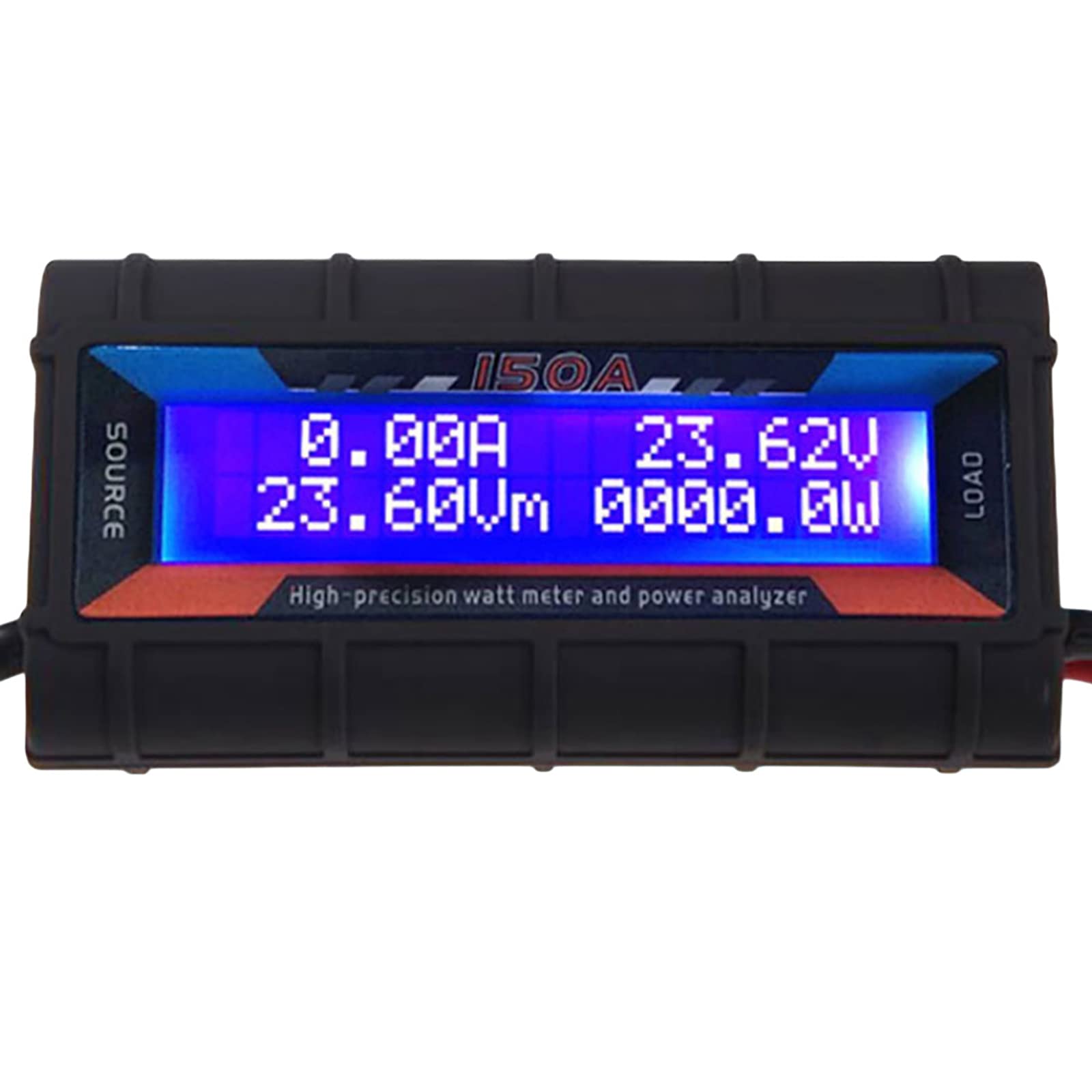 VIPMOON 150A DC Power Analyzer, Watt Meter with LCD Screen, for RC, Battery, Solar, Wind Power
