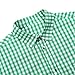 KoJooin Men's Long Sleeve Checkered Bavarian Oktoberfest Shirt for Lederhosen