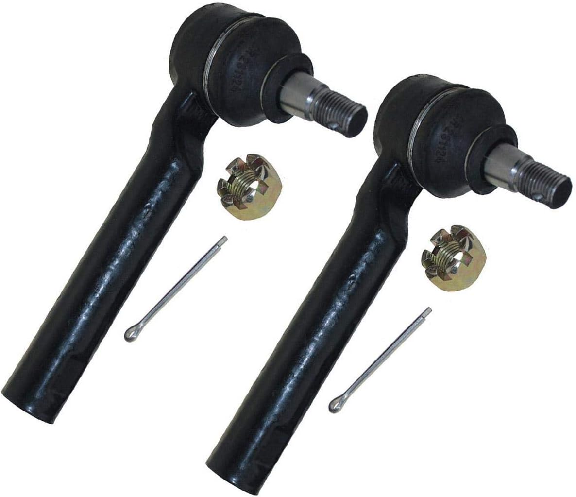 DLZ 2 Pcs Front Suspension Kits Front Outer Tie Rod End ES3712 Compatible With Forester 1998-2016