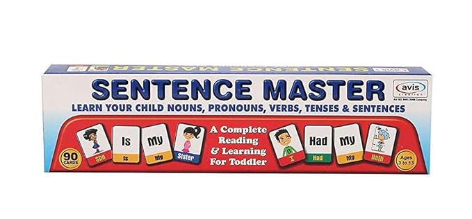 RD ECOM Sentence Master | Teach Your Child Nouns, Pronouns, Verbs, Tenses & Sentences | Educational Game | Learn English Grammar | Age 4 - 14