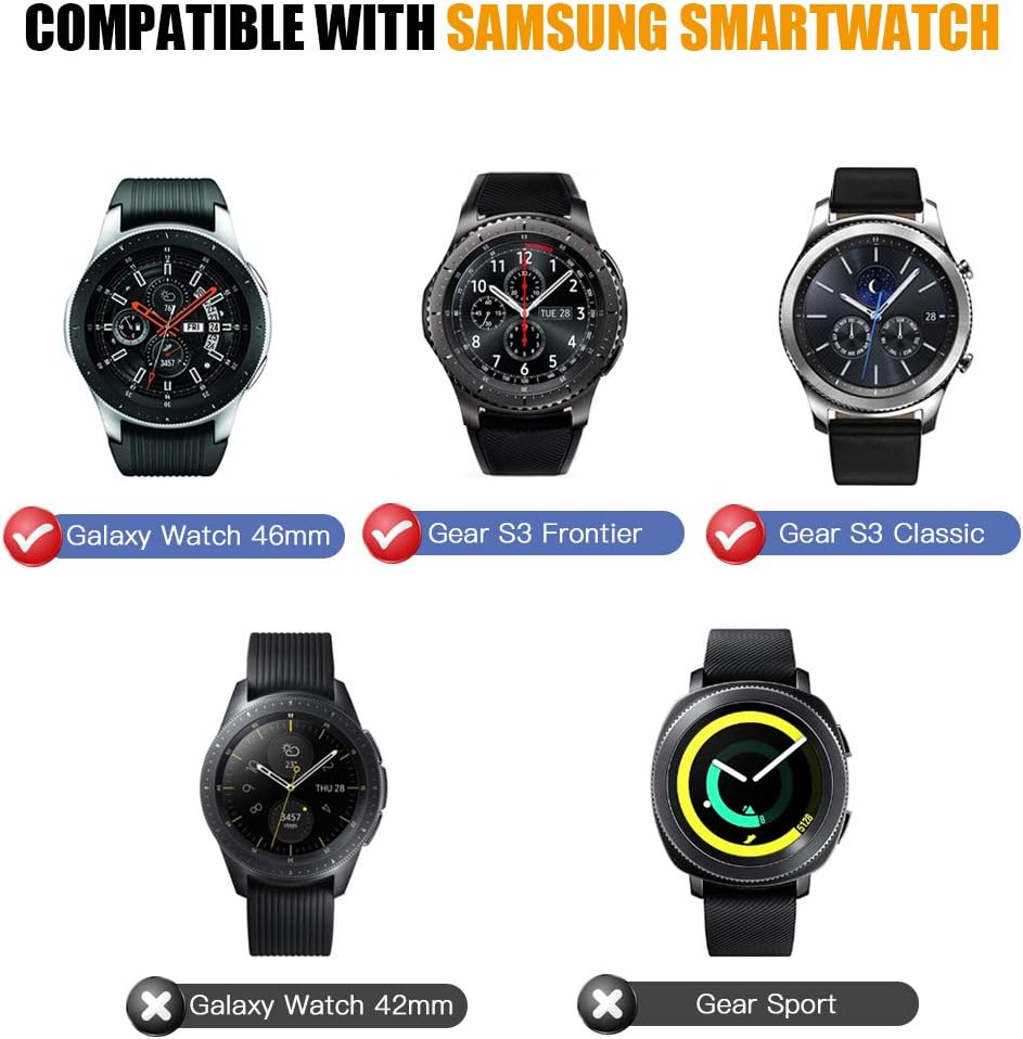 MoKo Bezel Ring Compatible with Samsung Gear S3/Galaxy Watch 46 mm - Image 3