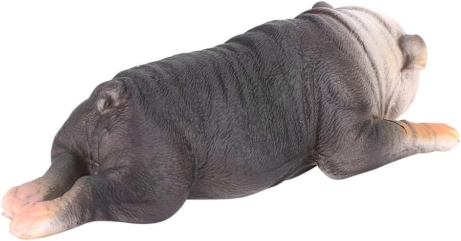 VGEBY1 French Lying Bulldog Model, Sleepy Bulldog Toy French Lying Animal Model for Kids Children(#873), Brown - Image 5