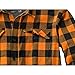 Legendary Whitetails Mens Trailblazer Waffle Lined Shirt Neon Orange Plaid Large