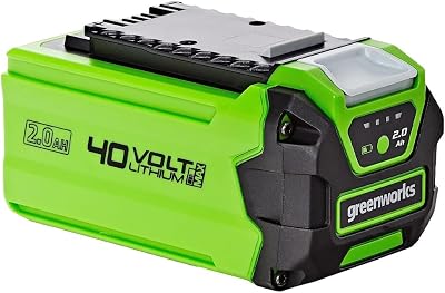 Greenworks 40V 2Ah Battery G40B2 Lithium-Ion for Garden Tools