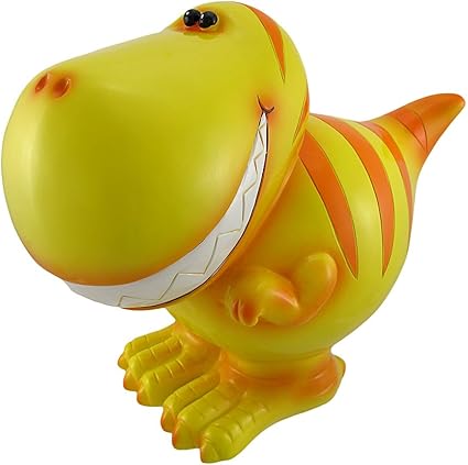 yellow t rex toy