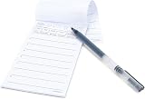 DGBDPACK Guest Check Pads EP-3616WP-1 10 Pads 500 Sheets White Waitress Server view 3