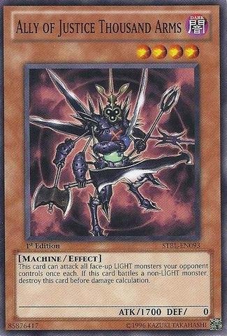 Yu-Gi-Oh! - Ally of Justice - Thousand Arms (STBL-EN093) - Starstrike Blast - 1st Edition - Common