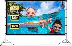 Projector Screen Outdoor, Vamvo Portable Projectors