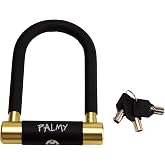 Palmy Alloy Mini U-Lock (Black w/Gold)