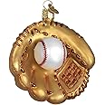 Old World Christmas Sports Collection Glass Blown Ornaments for Christmas Tree Baseball Mitt