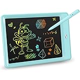 KOKODI LCD Writing Tablet, 10 Inch Colorful Toddler Doodle Board Drawing Tablet, Erasable Reusable Electronic Drawing Pads, E