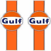 Gulf Stripe Decal Vinyl Bumper Sticker