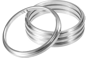 X AUTOHAUX 4pcs OD 82mm to ID 72.6mm Aluminum Alloy Car Hub Centric Rings Wheel Bore Center Spacer