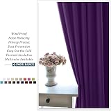 PONY DANCE Purple Blackout Thermal Curtains 66x72 Eyelet 2 Panels view 9