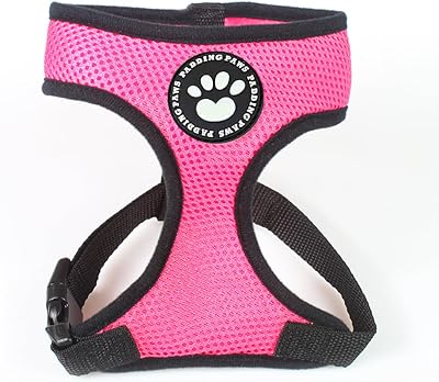 Padding Paws Dog Harness XS Pink Waterproof Adjustable Lightweight