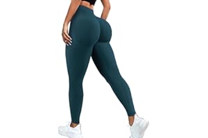 JGS1996 Hidden Scrunch Butt Lifting Leggings for Women Tummy Control High Waisted Workout Gym Seamless Impact Yoga Pants