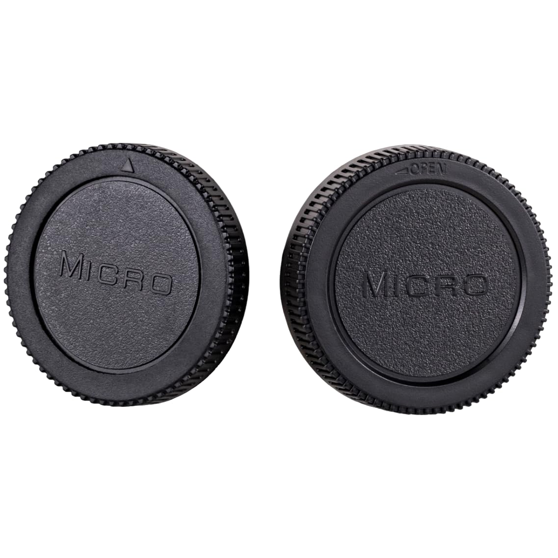 Lens Mount Camera Body and Rear Lens Cap compatible for Olympus Panasonic Lenses With Micro Four Thirds 4/3 mount system (MPIXO)