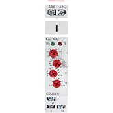 GEYA Single Phase Voltage Relay Adjustable Over or Under Voltage Protection Monitor Relay 1SPDT 10A (GRV8-01,AC/DC110V-240V)