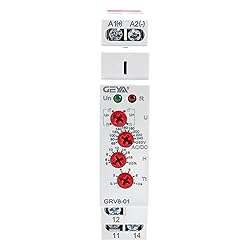 GEYA Single Phase Voltage Relay Adjustable Over or