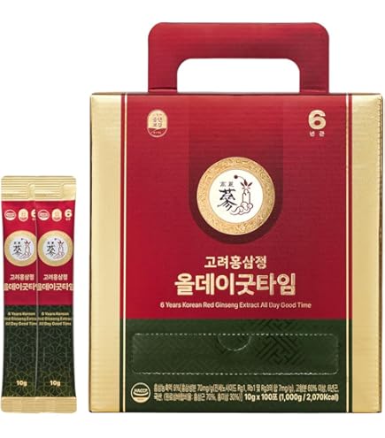 Amazon.com: PNBG 6 Year Korean Red Ginseng Shot Gold - 15mg