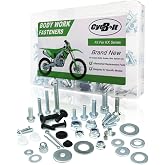 CYCBOLT 330 PCS Body Work Bolt Kit Fit for KX250 KX250X KX250F KX420 KX125 | Fit for KX450X KX450F KX500 KX112 KX100 KX65 KX60 KX85 KX80 Body Screw Bolts Off-Road Bike Screws Fasteners Set