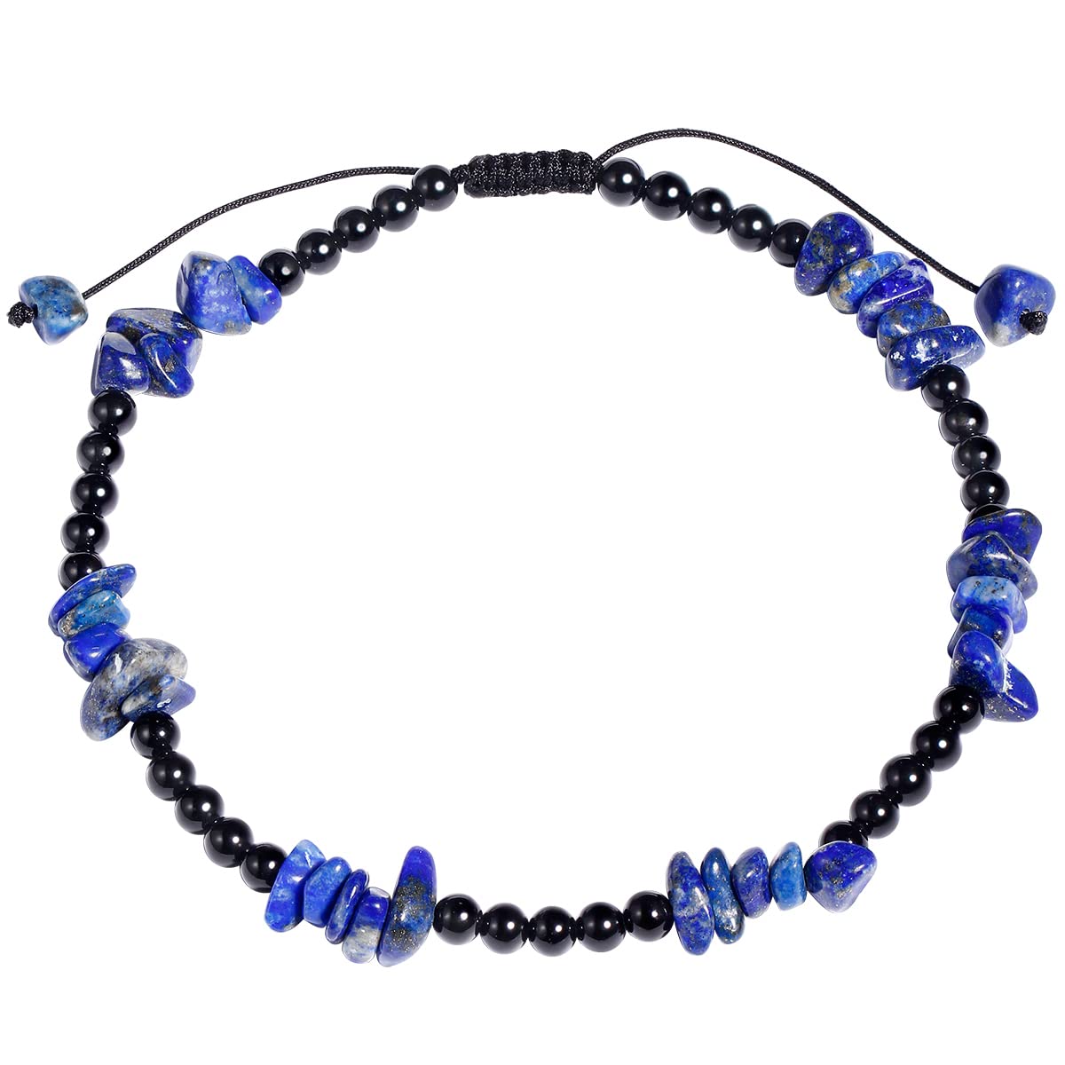 Jewboo Lapis Lazuli with Agate Beach Anklet Bracelet for Women Essential Oil Diffusers Gemstones and Crystals Foot Jewelry Spiritual Gifts (8.5-10 Inches)