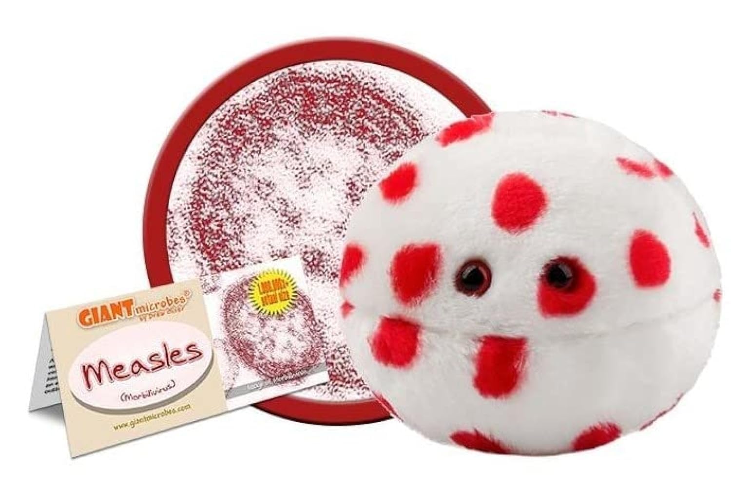 GIANTmicrobes Measles Plush, Pediatrician
