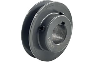 Saelno AK30-1 Sheaves,v Belt Pulley 1 inch bore 3.05" OD,Motor Pulley Cast Iron for A 3L 4L V-Belts,AK301 Pulley
