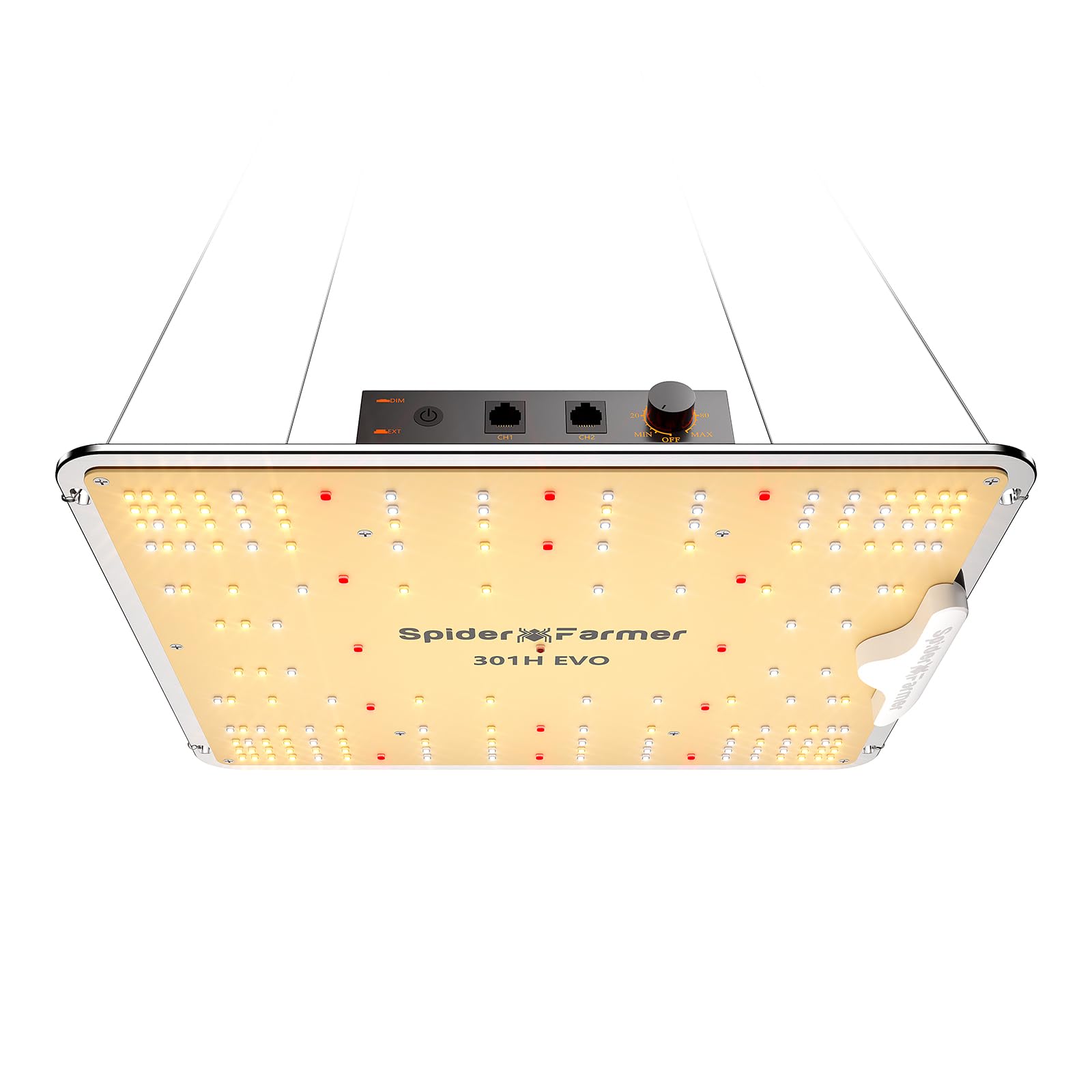 SPIDER FARMER EVO SF1000 LED Grow Light with Samsung LM301H EVO High Efficiency & Dimmable Lighting Full Spectrum Grow Light for Indoor Plants Veg Bloom Growing Lamps for 2x2/3x3 Grow Tent