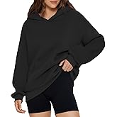 Numaller Womens Hoodies Y2k Preppy Oversized Sweatshirt Hooded Fleece Pullover Loose Fit Cute Comfort Hoodie with Pockets