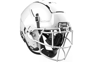 Schutt F7 2.0 Collegiate Football Helmet, EGOP NB VC Facemask Attached, Medium, White