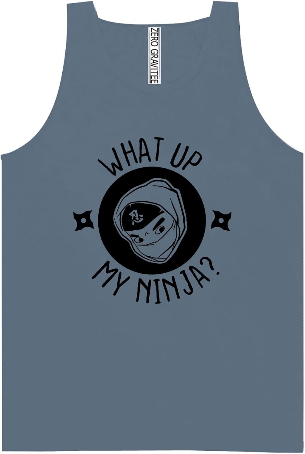 What UP My Ninja? Adult Pigment Dye Tank Top