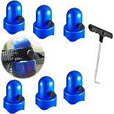 1.5" Diameter Trampoline Enclosure Pole Caps Replacement with Screw Thumb for Trampoline Net Hook,Safety Trampoline Pole Caps