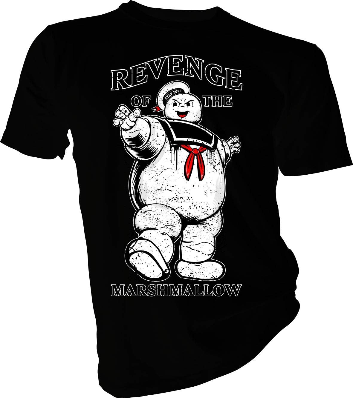 LAH Fabrics Revenge of The Marshmallow Black Unisex T-Shirt (XXXX-Large)
