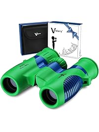 Kids Binoculars 8x21 by Vanstarry - Shock Proof Compact Binoculars Toy for Boys and Girls With High-resolution Real Optics - Bird Watching, Travel, Safari, Adventure, Outdoor Fun