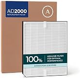Genuine AirDoctor AD2000 Replacement Filter. Includes 1 UltraHEPA filter. Guaranteed Quality &amp; Performance. Removes Allergens, Mold, Pet Dander